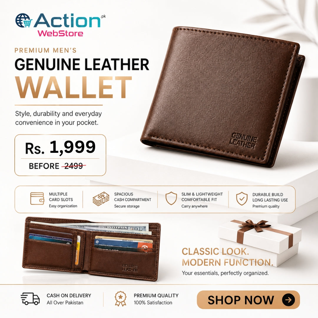 Genuine Leather Wallet for Men