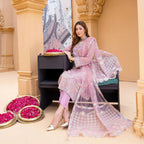 Semi Stitched Chiffon Suit