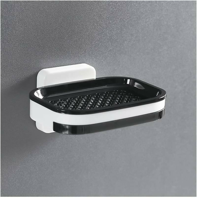 Wall Mounted Soap Holder with Draining Tray Holder For Bathroom