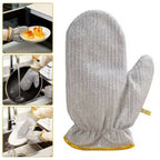 Pack of 1 Heavy-Duty Wire Scrubber Dishwashing Mitt – Heat-Resistant Steel Wire Cleaning Glove for Pots, Pans & Grills