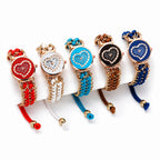 Girls stainless steel bracelet watch