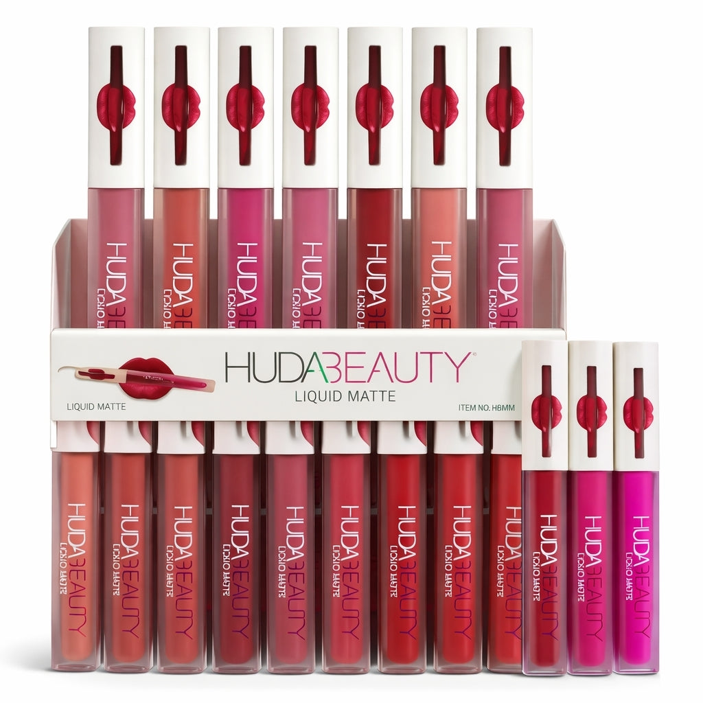 Glossy Lip Gloss, Smooth Finish Liquid Lip Colors - Pack of 6