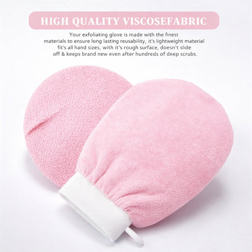 Gloves, Exfoliating Bath for Body Scrub and Dead Skin Removal