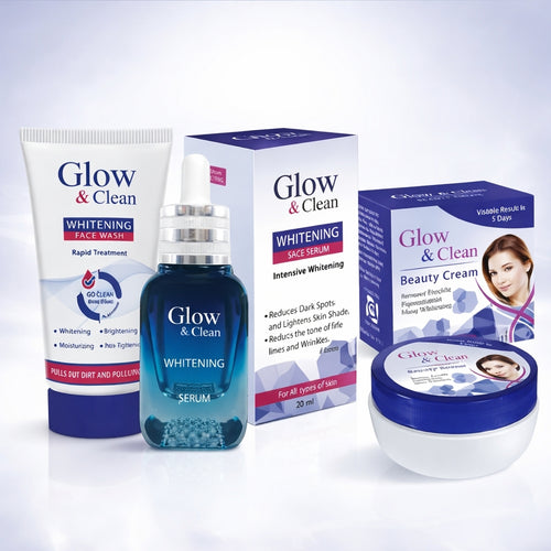 Glow and Clean Beauty Series Skin Care, Face Wash Serum
