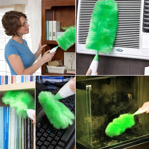 Go Duster, Battery Operated with Rotating Dust Cleaning Heads