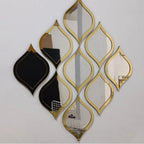 Golden Acrylic Mirror Wall Art