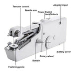 Mini Portable Handy Sewing Machine Handheld Sewing Machine Stitch Household Tool For Kids Clothing Fabric Home Travel Use Gift For Kids Adult