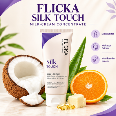 Flicka Silk Touch Concentrate | 3-in-1 | Primer, Moisturizer & Sunscreen