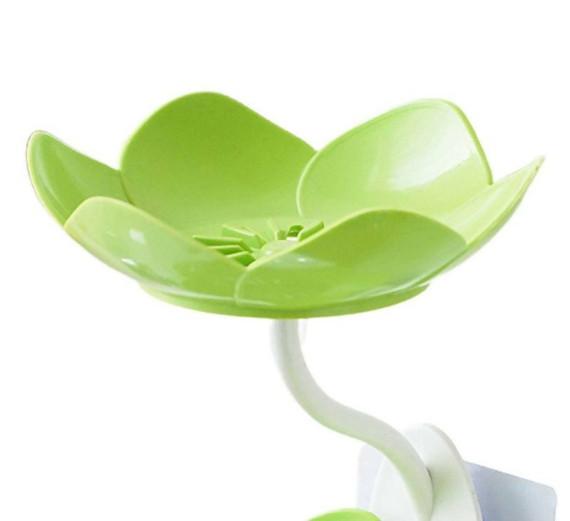 Lotus Flower Wall-Mounted Soap Holder – Self-Draining Bathroom & Kitchen Organizer – pack of 1