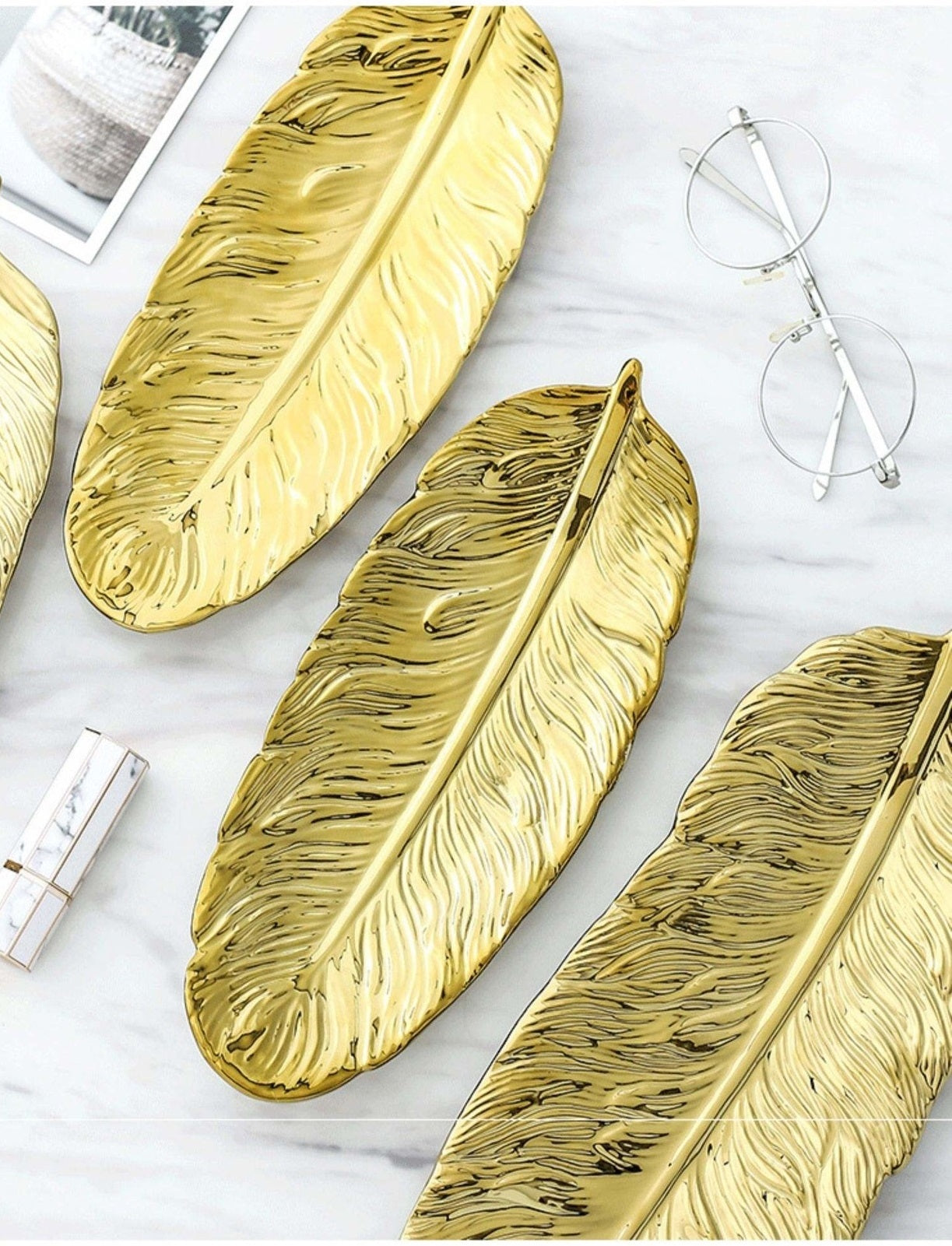 Nordic jewellery Feather Plate