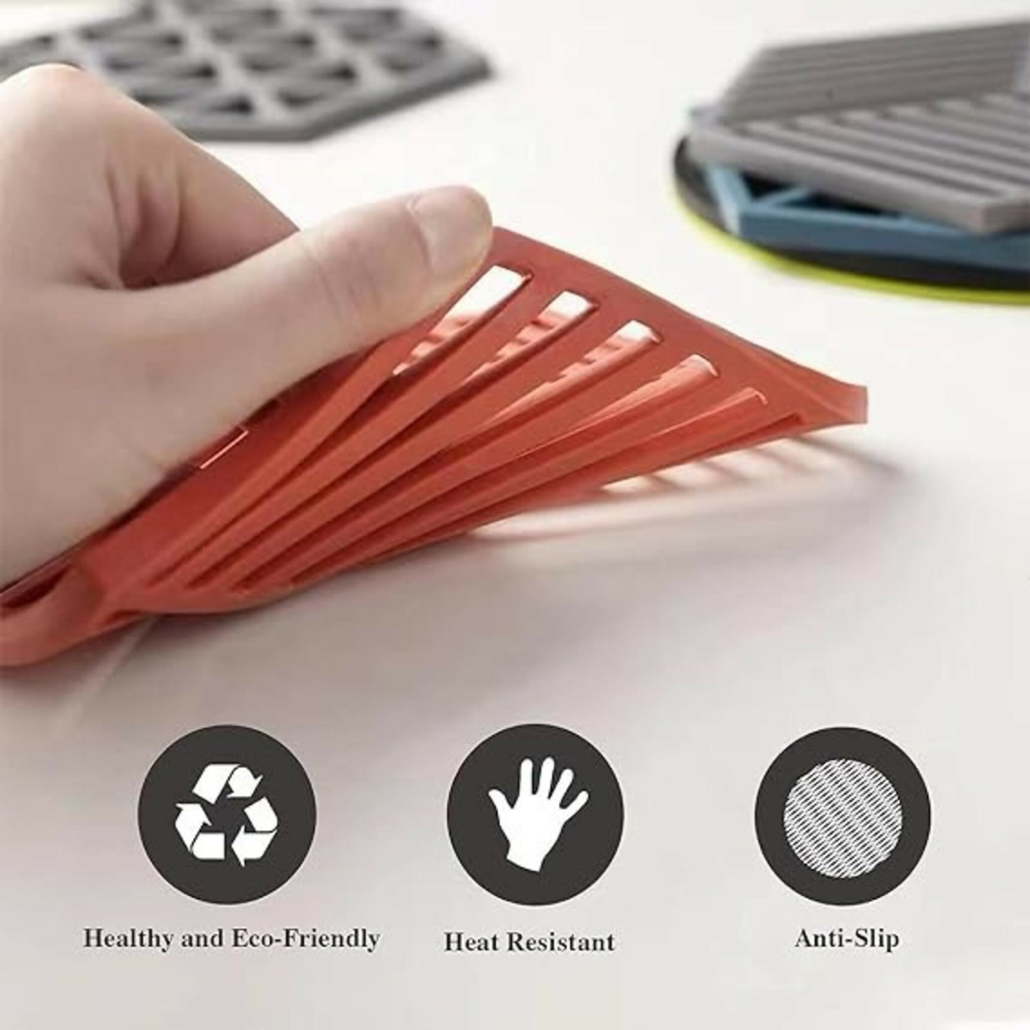 1PCS Multifunction Heat Resistant Silicone Mat