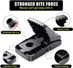 Mouse Trap, Reusable Plastic with Automatic Spring Mechanism