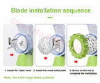 Chopper, Manual Meat Grinder and Vegetable, Kitchen Tool