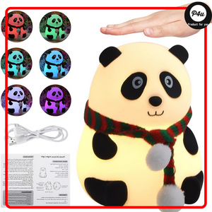 Panda Lamp,Birthday Gift, Night Lamp for Kids, Valentine Gift for Girlfriend, Rechargeable