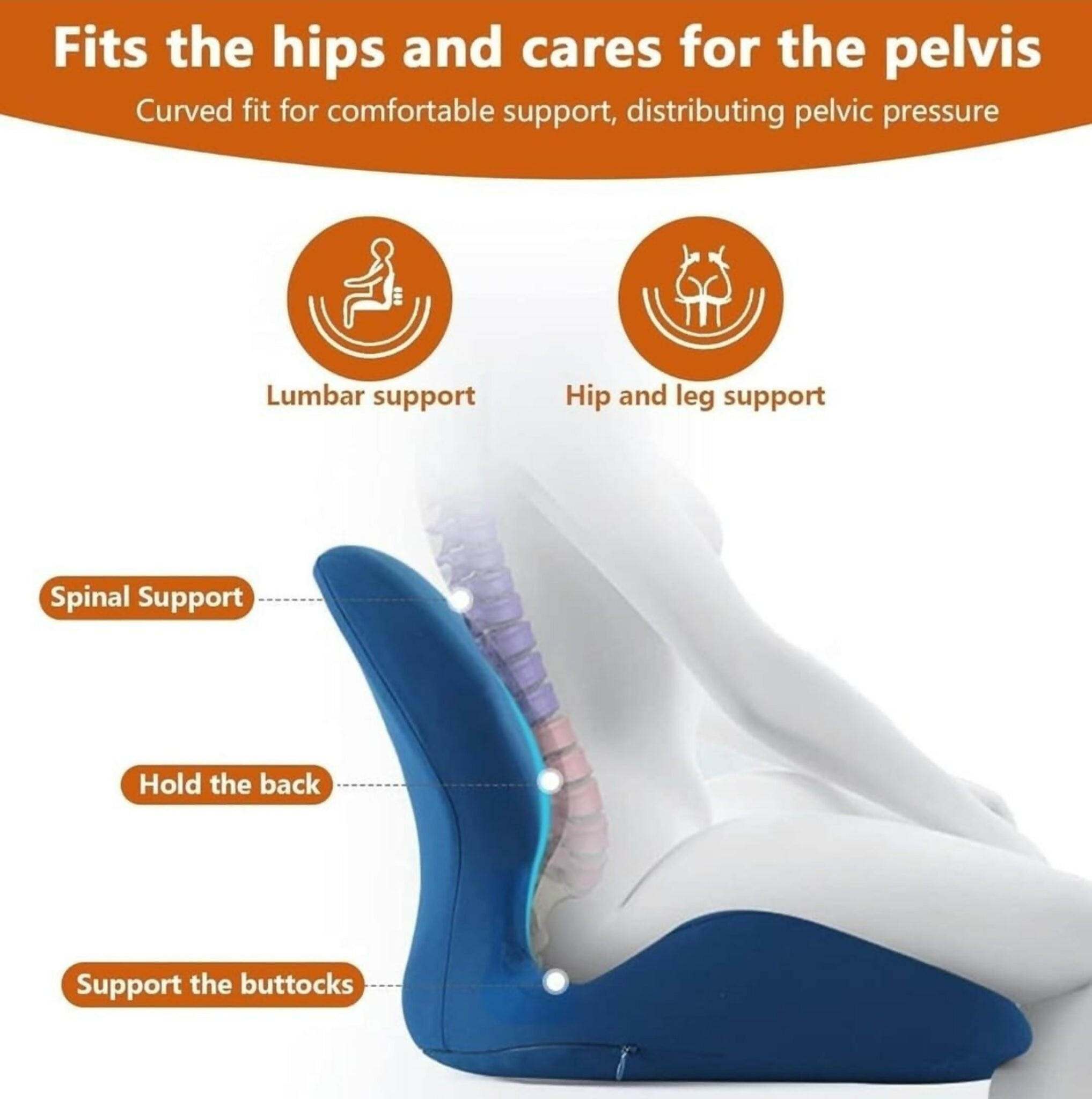 Ergonomic Lumbar Support Cushion