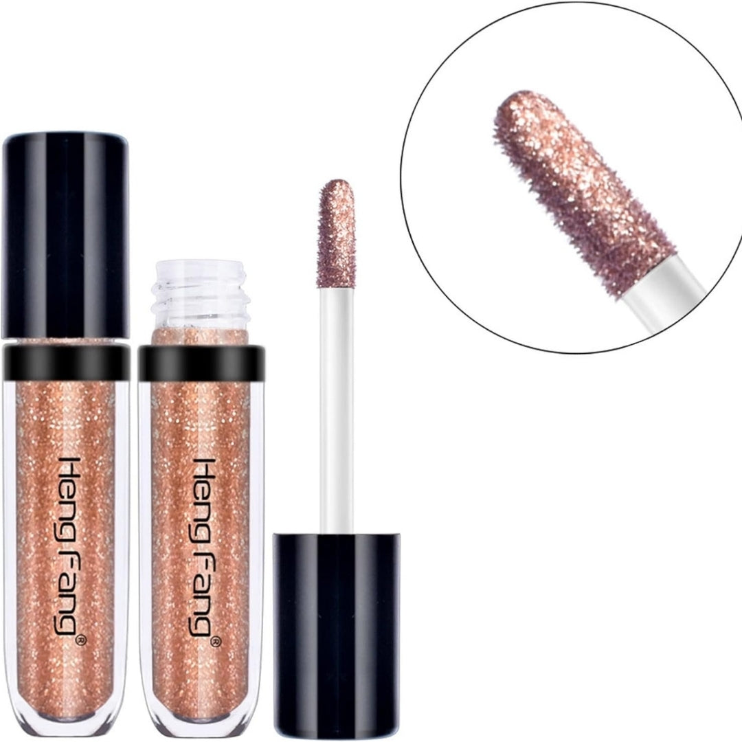 HENG FANG Liquid Diamond Glitter Eyeshadow, Waterproof Long Lasting, Set 6 Pcs