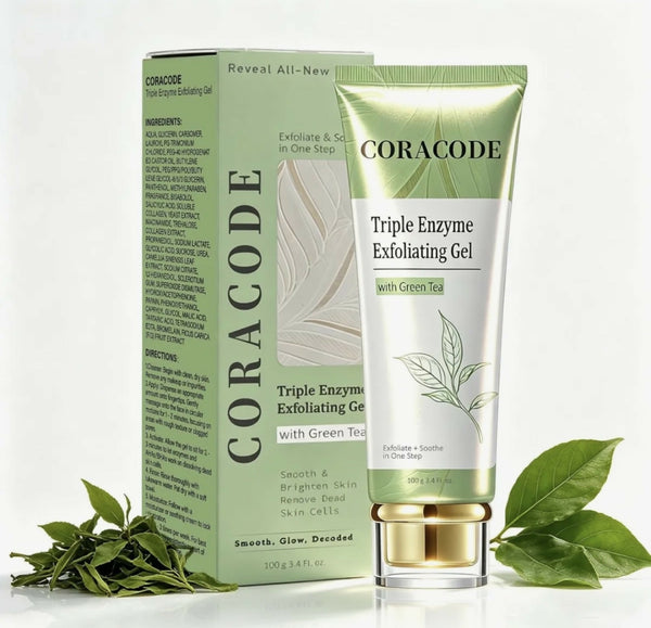 Coracode Triple Enzyme Exfoliating Gel (100g)