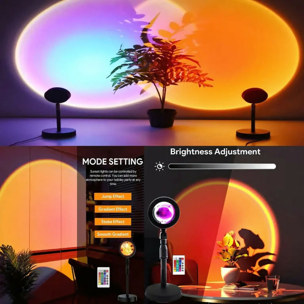 USB Sunset Lamp with 16-Color LED & Remote Control | Action.pk – Action WebStore
