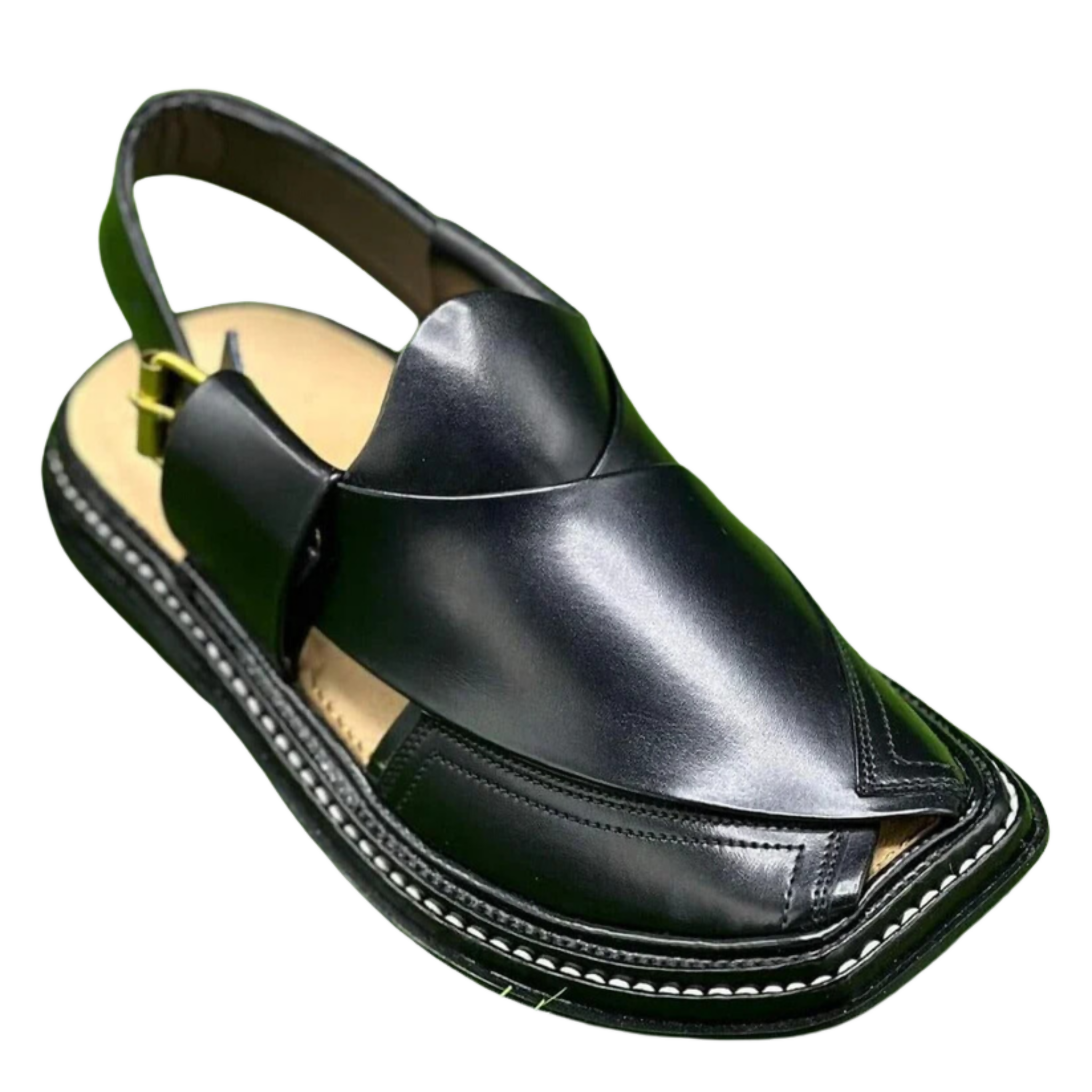 Charssadwal Chappal, Double Sole, Super Fine Leather, Feather Weight & Sweat Absorbent