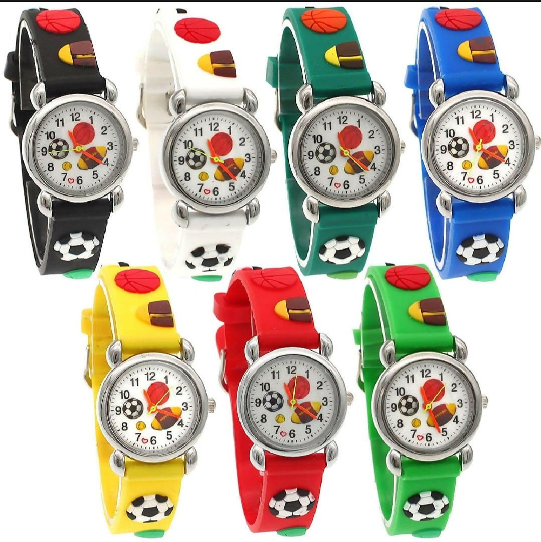 Cute Football Cartoon Kids Watch