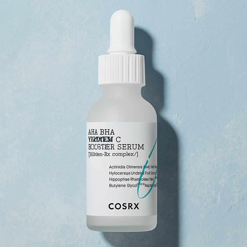 COSRX AHA BHA Vitamin C Booster Serum 30ml – Exfoliating & Brightening Face Serum for Smooth, Radiant, Even-Toned Skin