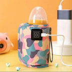 Portable USB Baby Bottle Warmer – Universal Insulated Milk Heater Sleeve for Travel & Home