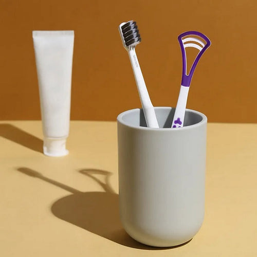 Reusable Tongue Cleaner Double Sided Tongue Scraper for Oral Hygiene