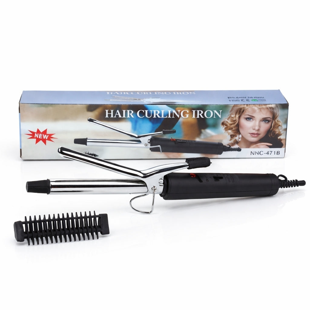 Hair Curling Iron Ceramic Coated Barrel for Smooth Curls and Waves