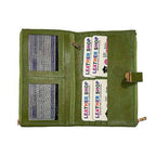 Ruvee leather wallet for women – fashionable clutch style in multiple colors