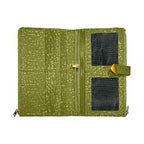 Ruvee ladies leather clutch wallet with elegant design and spacious interior