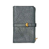 Ruvee gray leather wallet for women – neutral-toned clutch with modern style