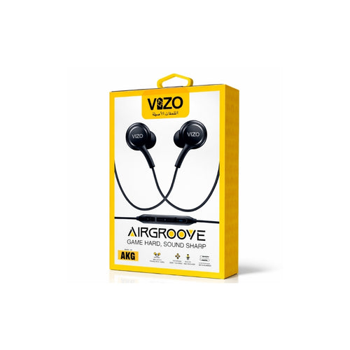 Handsfree, AKG Style 3.5mm Wired, with Mic and Tangle Free Cable