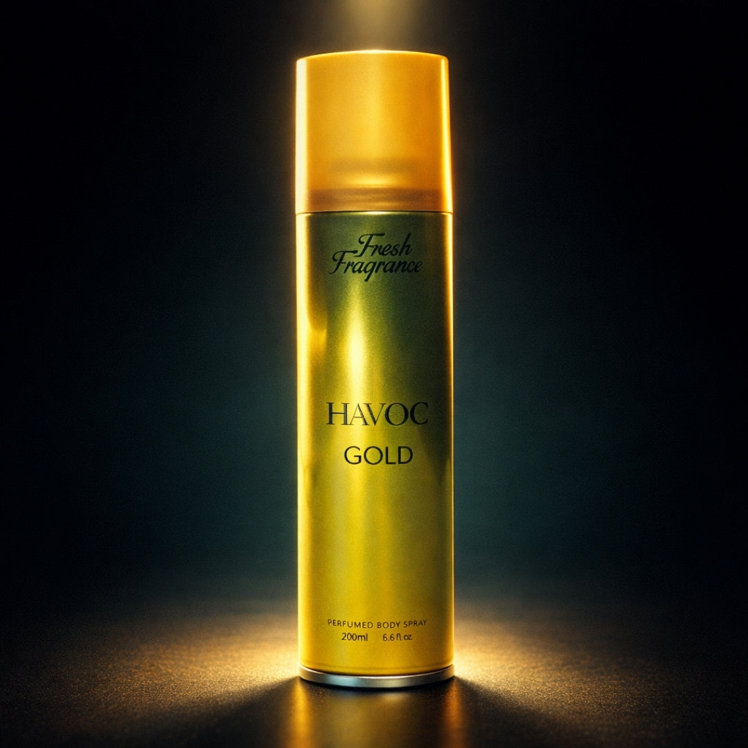 Havoc Gold Perfumed Body Spray for Men - 200ml
