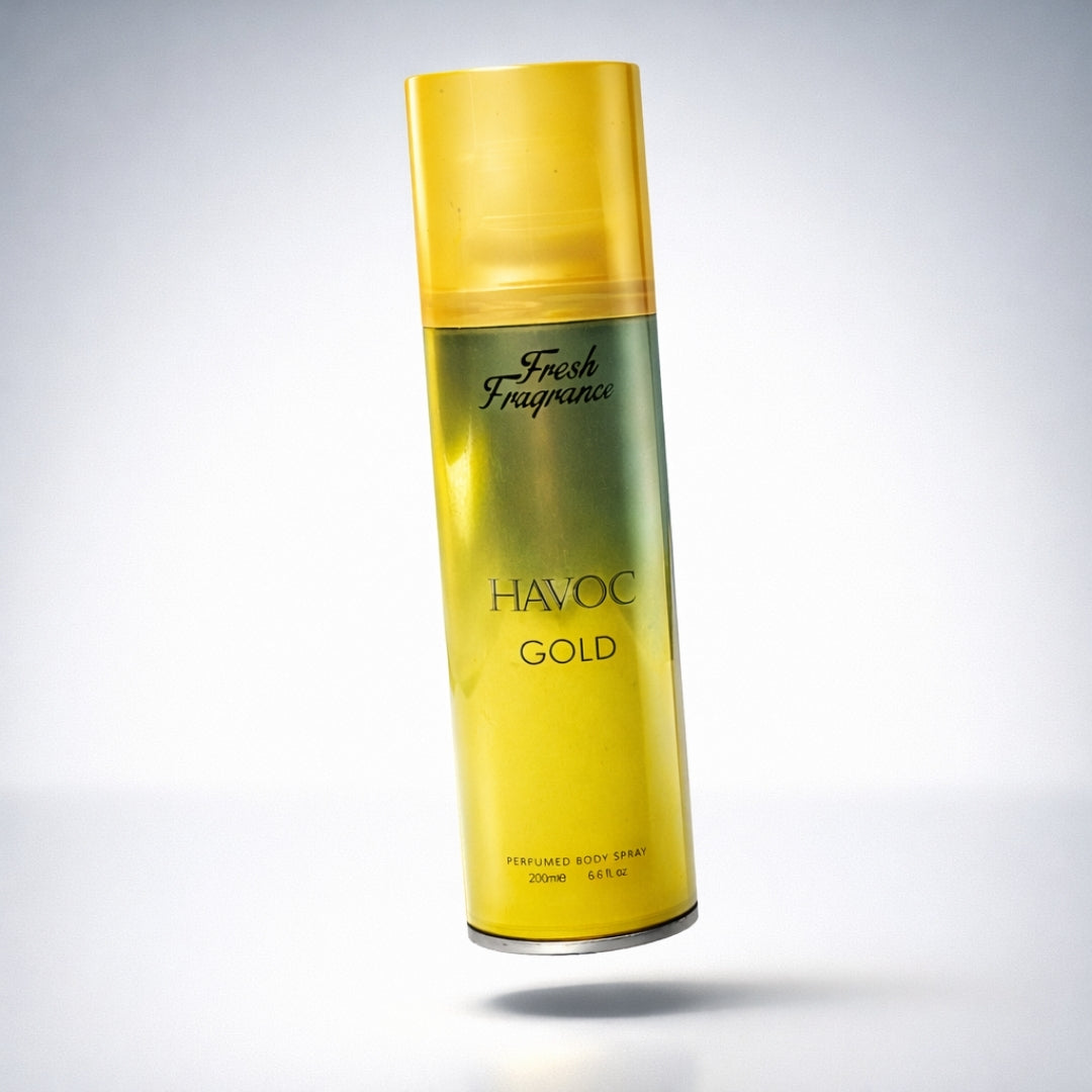 Havoc Gold Perfumed Body Spray for Men - 200ml