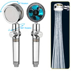 Shower Head, Pressurized Handheld, with Micro Nozzle Water Saving Design