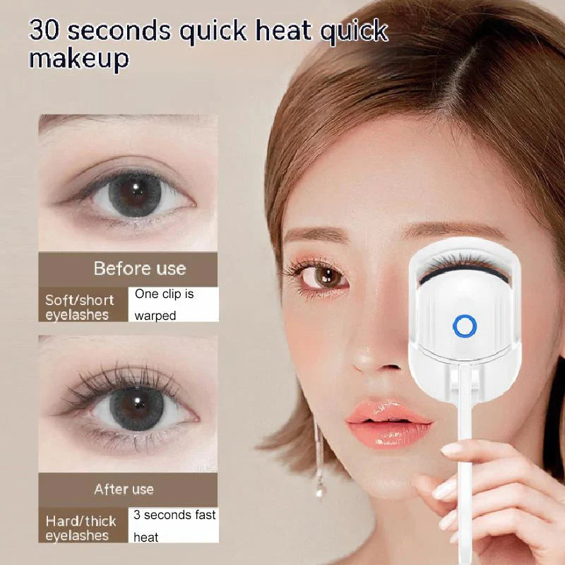 Electric Heated Eyelash Curler with 2 Temperature Settings