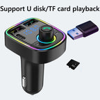 C1 Car MP3 Modulator Bluetooth FM Transmitter Type C Charging