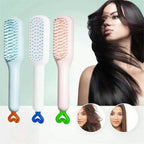 Self cleaning hair comb
