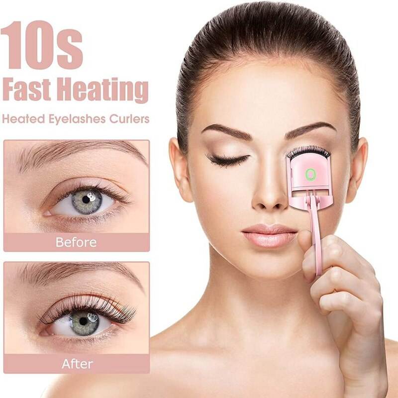 Electric Heated Eyelash Curler with 2 Temperature Settings
