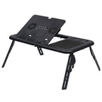 Study Desk, Portable Folding, Plastic Bed Table for Laptop