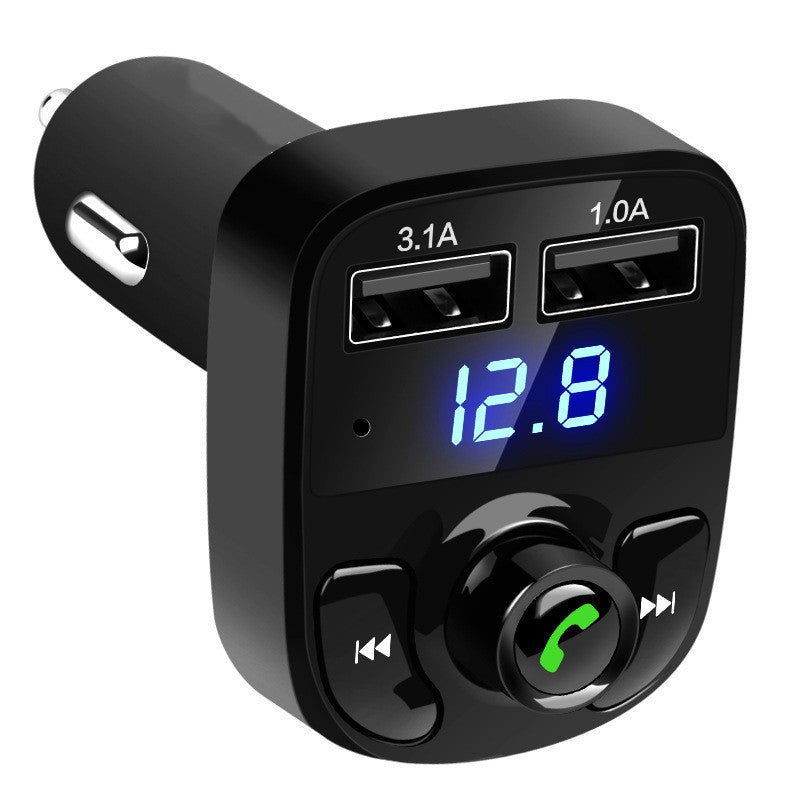 X8 Multifunctional Car MP3 Player 3.1A Wireless FM Transmitter