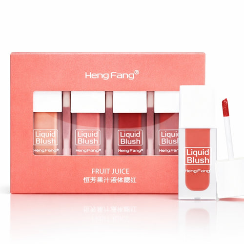 Heng Fang Liquid Blush Lip and Cheek Tint - Set Pack of 4