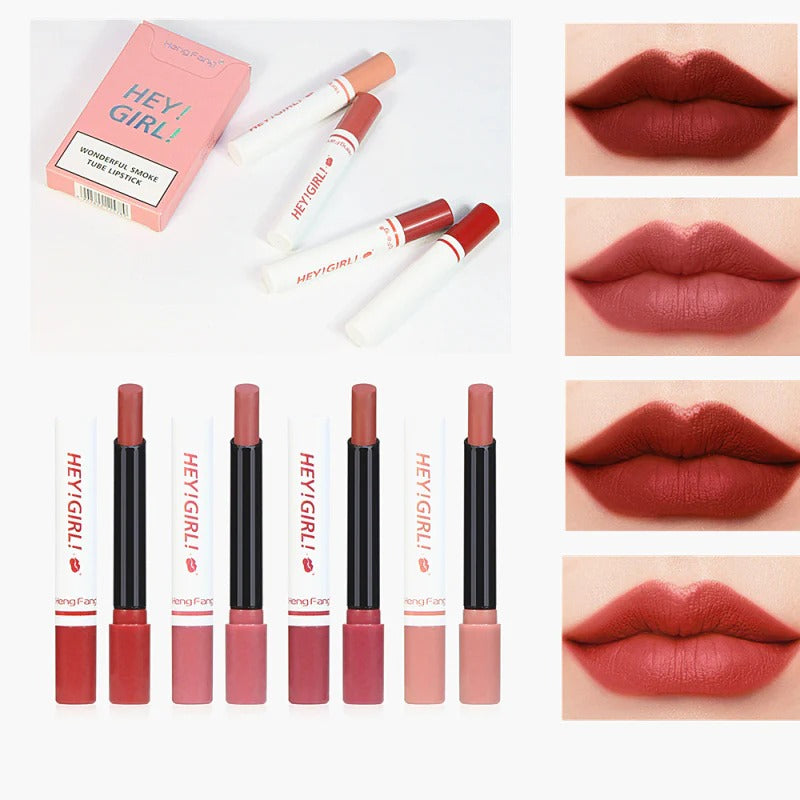 4-in-1 Matte Lipstick Set – Long-Lasting & Smooth Finish