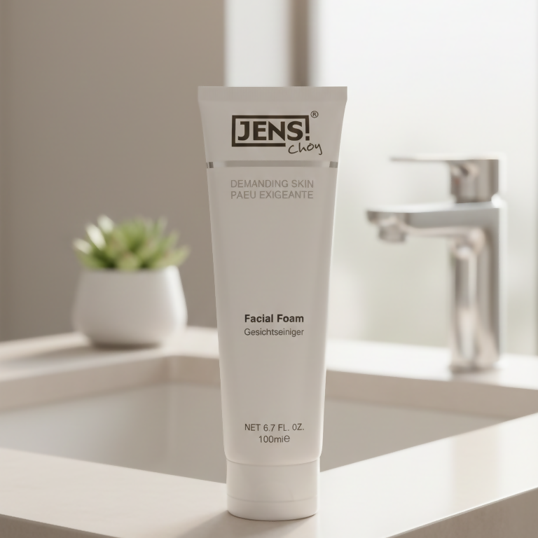 Jens Choy Demanding Skin Facial Foam Providing Gentle Cleansing With Nourishing Care And Refreshing Finish - 100ML