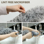 Grey Flexible Microfiber Duster – Bendable Long Reach Cleaning Brush for Home & Office
