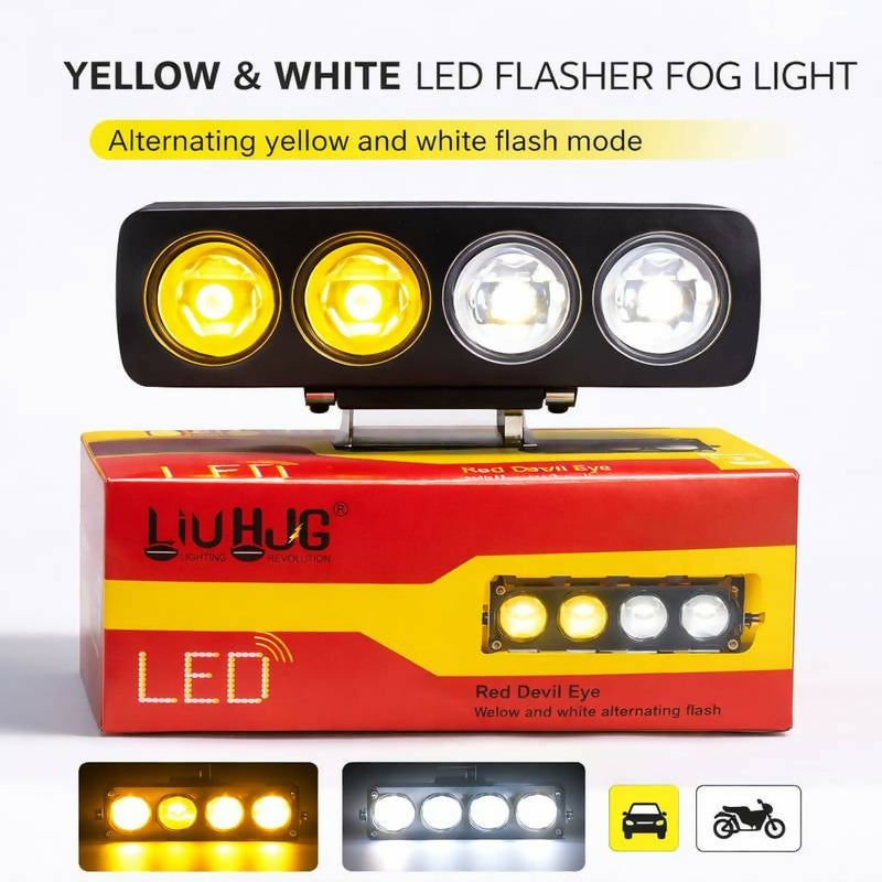 4 Lens Flasher Fog Light 40W