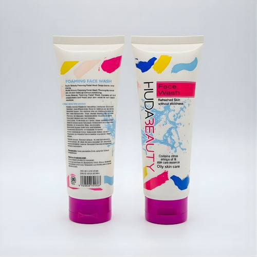 Huda Beauty Face Wash, Gentle Liquid Cleanser for Oily Skin