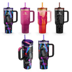 Orange Barbie Stanlay Tumbler | H2.0 Tumbler 1.18L Limited Edition Double Wall Vacuum Insulated