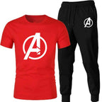 Round neck, half-sleeve casual T-shirt with matching trouser