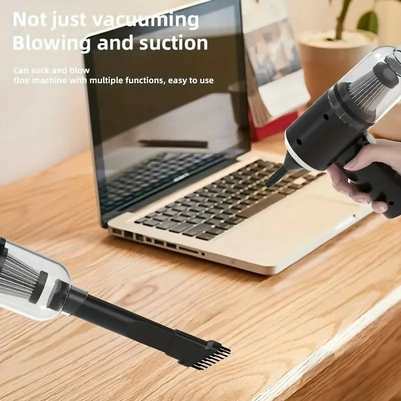 Handheld, Powerful Suction for Car, Home, Office & Everyday Quick Cleaning